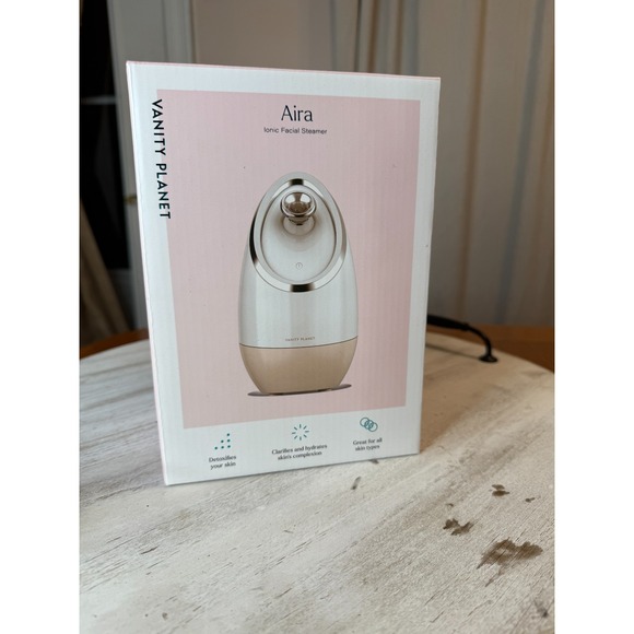 Vanity Planet Other - Vanity Planet Aira Ionic‎ Facial Steamer w/3 Essential Oil Baskets Silver